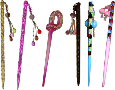 

Anokhi Ada Juda Stick Hair Accessory Set(Multicolor)