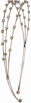 

KAZZO Trendy Hair band Hair Band(Silver)