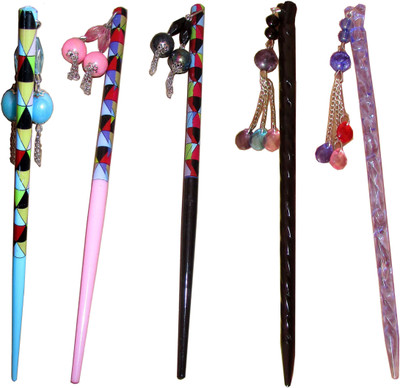 

Style Tweak Juda Stick Hair Accessory Set(Multicolor)
