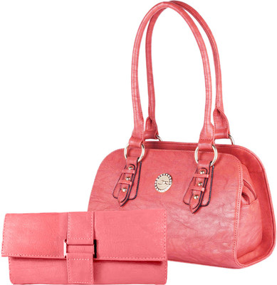 

Lady bar Shoulder Bag(Pink)