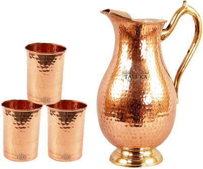 TALUKA T-CMUJ-HG3P Jug Glass Set(Copper)