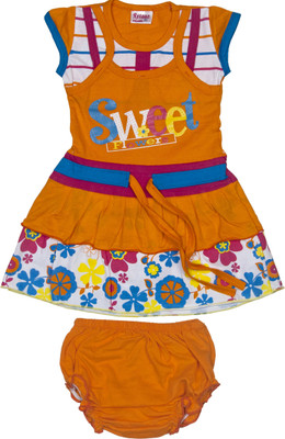 

Retaaz Girls Casual Dress Panty(Orange