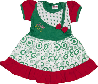

Retaaz Girls Midi/Knee Length Casual Dress(Green, Fashion Sleeve