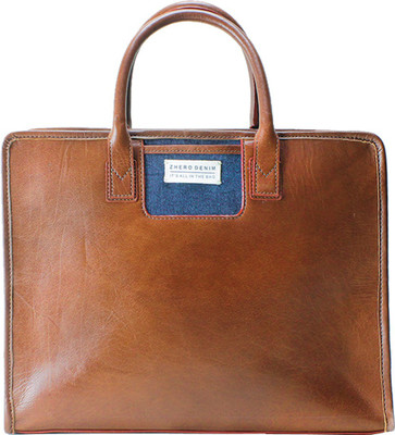 

Zhero Denim 14 inch Laptop Messenger Bag(Tan)