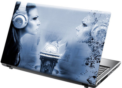 

Onlinemart Girl Sound Vinyl Laptop Decal 15.6