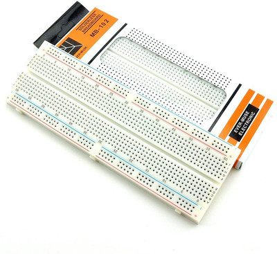 

Adraxx MB102 830 points Solderless Prototype Bread board for Arduino Raspberry pi(Multicolor)