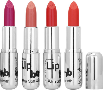 

Color Fever Crame Matte Extra Soft Lipstick(Purple-Nude-Ruby Red-Orange)