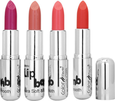 

Color Fever Crame Matte Extra Soft Lipstick(Purple-Nude-Brick Orange-Orange)