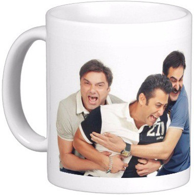 

Exoctic Silver Salman Khan Series26 Ceramic Mug(330 ml), Multicolor