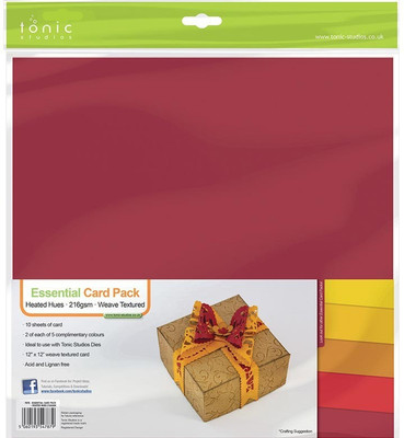 

craftsneed TONIC STUDIO PRINTED 12X12 Multipurpose Paper(Set of 1, Red)