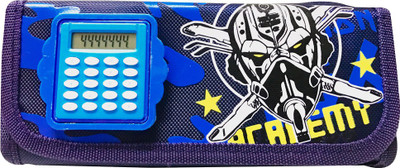 

Priyankish Smart Kidz Blue Federation Art Artificial Leather Pencil Box(Set of 1, Blue)