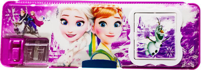 

Priyankish Smart Kidz Frozen Art Plastic Pencil Box(Set of 1, Purple)