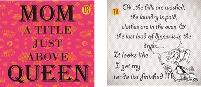 

QUEEN TODO LIST Paper Print(12 inch X 12 inch, Rolled)