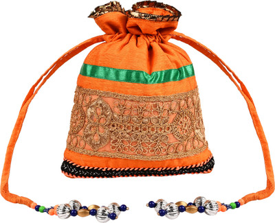 

Anekaant Glitzy Potli(Multicolor)