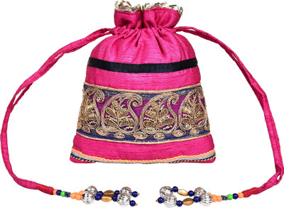 

Anekaant Glitzy Potli(Multicolor)