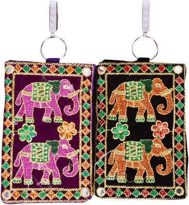 

Craft Trade Craft Trade Elephant Design Mobile Pouch (D) Mobile Pouch(Multicolor, Black), Black;multicolor
