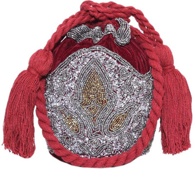 

Diwaah Handcrafted Potli(Maroon)