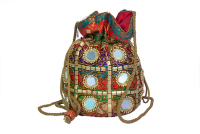 

Craft Trade Craft Trade Mirror Multicolor Potli Potli(Multicolor)