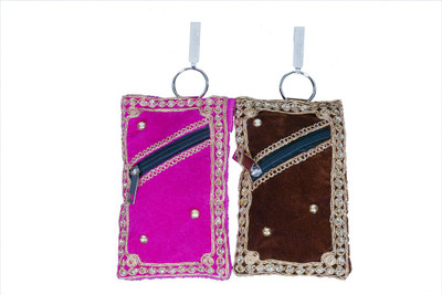 

Craft Trade Craft Trade Gota Work Mobile pouch (C) Mobile Pouch(Multicolor, Pink)