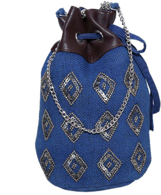 Diwaah Handcrafted Potli(Blue)