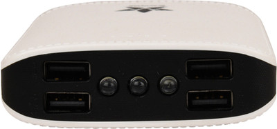 

BLACKSTAR 10400 mAh Power Bank (Turbo Series 10400mAh Powerbank ( with Beautiful Faux Leather Design and Sturdy Build Quality ), TS-104-4P)(White, Black, Lithium-ion), Black;white