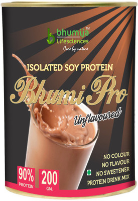 

Bhumija Lifesciences Soya Protein Isolated 200g. Plant-Based Protein(1 No, Unflavored)