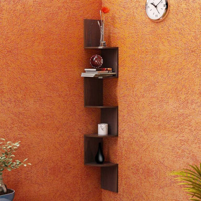 

AYMH AYMH WOODEN WALL SHELVES Wooden Wall Shelf(Number of Shelves - 1, Brown)