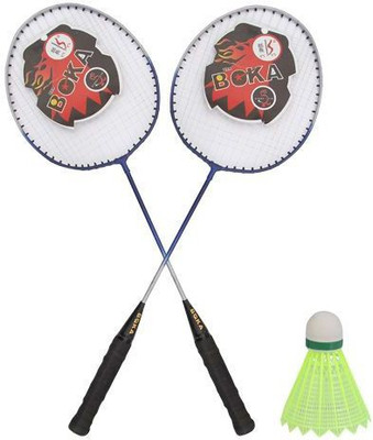 

AS Boka Blue Strung Badminton Racquet(G4 - 3.25 Inches, 350 g)
