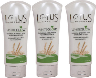 

Lotus White Glow Oatmeal & Yogurt Skin Whitening Scrub(300 g)