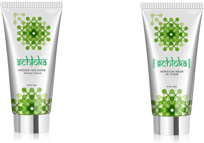 

SCHLOKA MOROCCAN ARGAN OIL SCRUB & AVOCADO FACE SCRUB OATMEAL & NEROLI Scrub(120 ml)