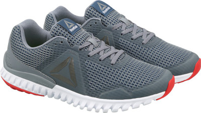 

REEBOK TWISTFORM BLAZE 3.0 MTM Running Shoes For Men(Grey, Dust/blue/wht/red/pwtr