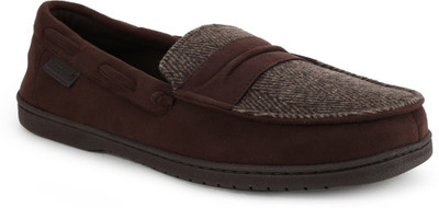 

Dearfoams Loafer Moccasin Loafers For Men(Brown
