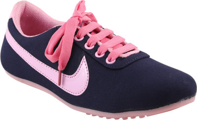 

justfab Canvas Shoes For Women(Blue, Pink