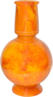 

Reiki Crystal Products Vastu Feng Shui Polish Amber Pot Good Luck And Prosperity 12 Inches Decorative Showpiece - 28 cm(Porcelain, Orange)