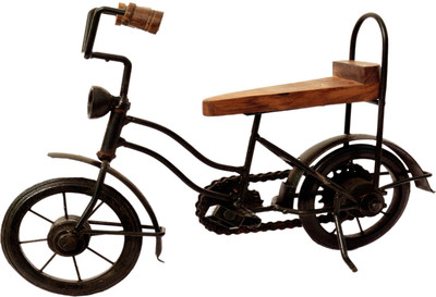 

Craft trade Handmade Metal Designer Bicycle Showpiece Decorative Showpiece - 4 cm(Stainless Steel, Brown)