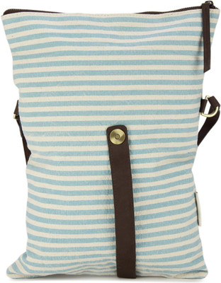 

People Women Casual Beige Canvas Sling Bag