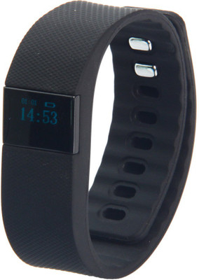 Technomart W64 Fitness Smart Band(Black Strap, Size