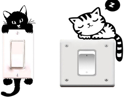 

Stickonn  Switch Sticker Sticker(Pack of 2, Black