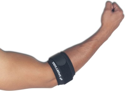 SportSoul Tennis Elbow Support(Black)