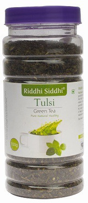

Riddhi Siddhi NATURAL TULSI LEAF,100G JAR Tulsi Green Tea(100 g, Mason Jar)