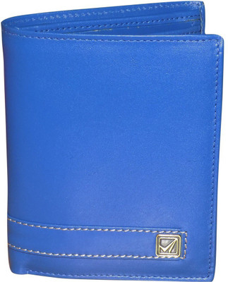 

Kan Men Blue Genuine Leather Wallet(8 Card Slots)