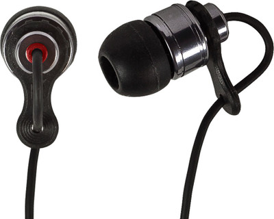 

Monoprice TV-out Cable Hi-Fi Premium Noise Isolating Earbuds Headphones - Black & Red(Black, For Mobile)