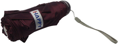 

Happy 5 Fold With Silver Coatting Premium Umbrella(Maroon)