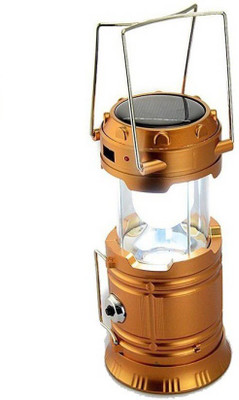 

Doodads Camping Bronze Portable rechargeable Emergency Light Lamp + Led Torch Gold Plastic Lantern D1000 Led Light(Gold)