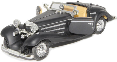 

Smiles Creation 1:28 Scale Mini Vintage Car with Super Look Pull Back Toy for Kids - Black(Multicolor)