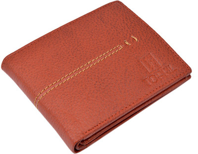 

Toffil Men Brown Genuine Leather Wallet(7 Card Slots)