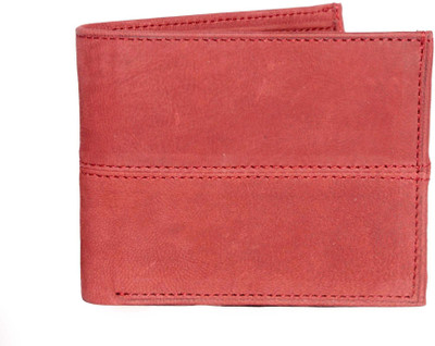 

Aller Men Red Genuine Leather Wallet(9 Card Slots)
