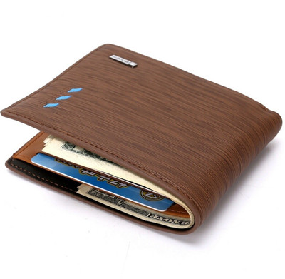 

Bogesi Men Brown Genuine Leather Wallet(5 Card Slots), Brown-09