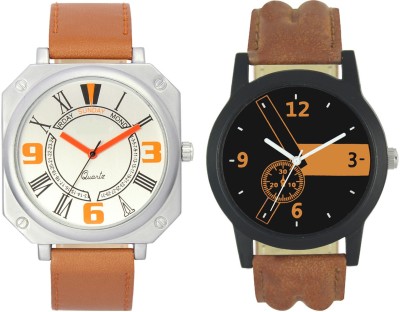 Shivam Retail Stylish Brown45 Professional Look Combo Analog Watch  - For Men   Watches  (Shivam Retail)