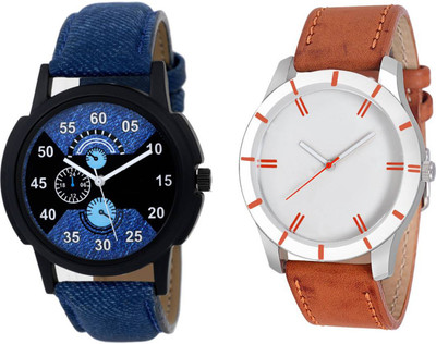 

Keepkart New Stylish Combo Leather Strap 002 001 Watch - For Men